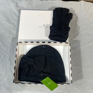 Dorothy bow beanie and glove box set